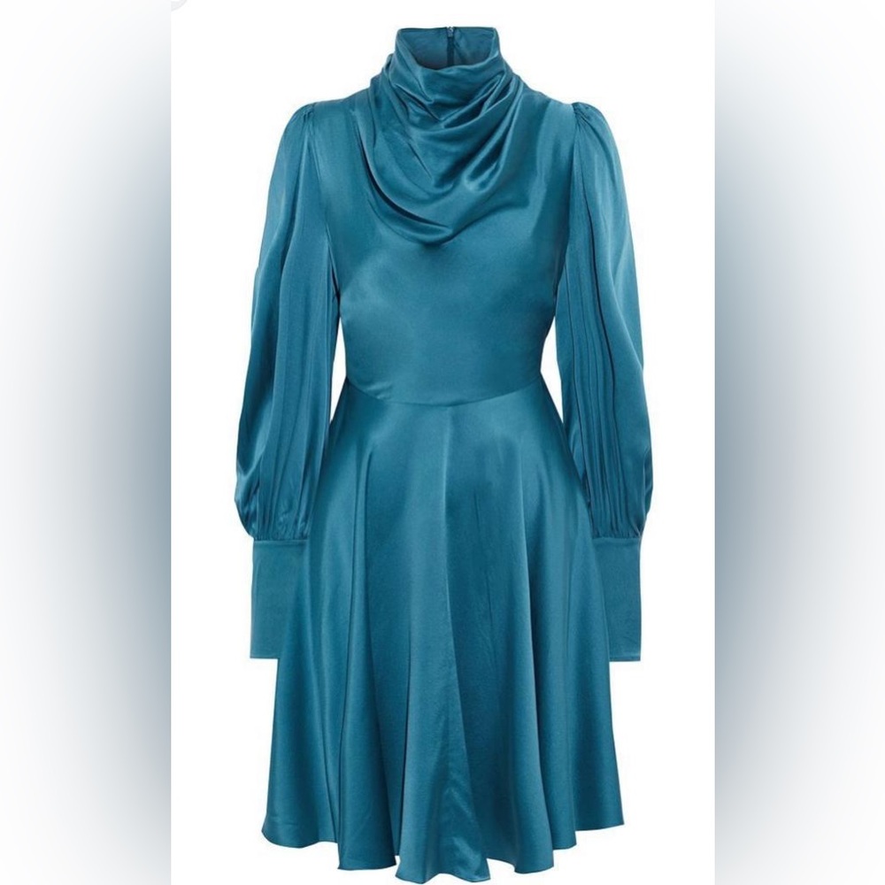 Zimmerman silk cowl neck dress size 8